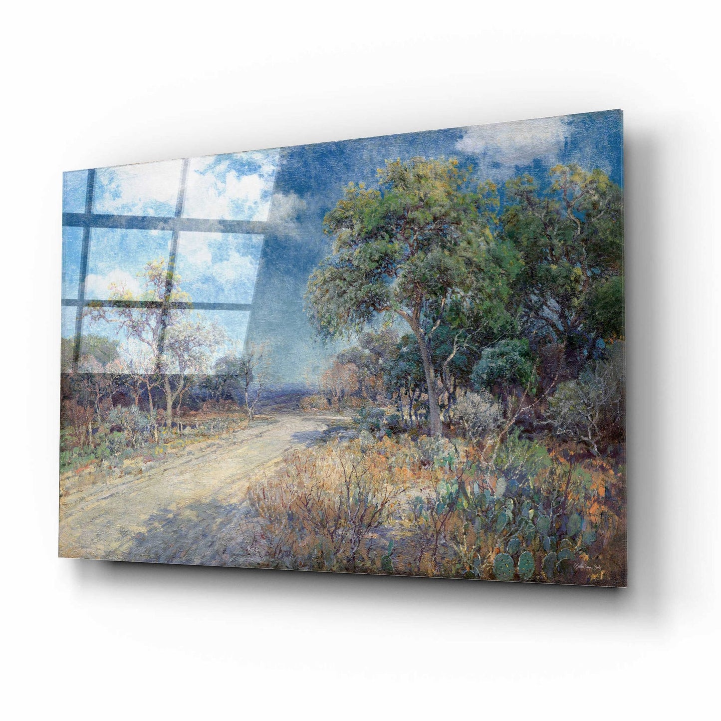 Epic Art 'Road To The Hills' by Stellar Design Studio, Acrylic Glass Wall Art,16x12