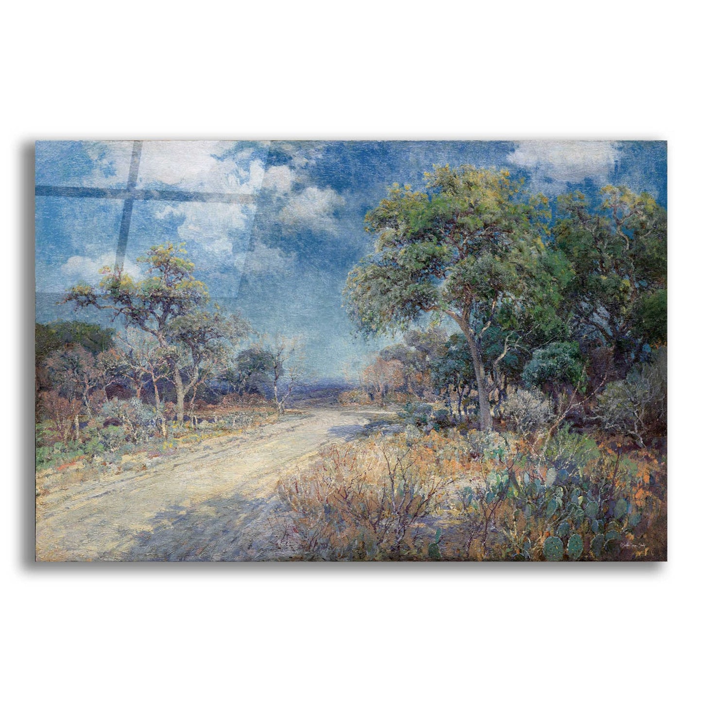 Epic Art 'Road To The Hills' by Stellar Design Studio, Acrylic Glass Wall Art,16x12