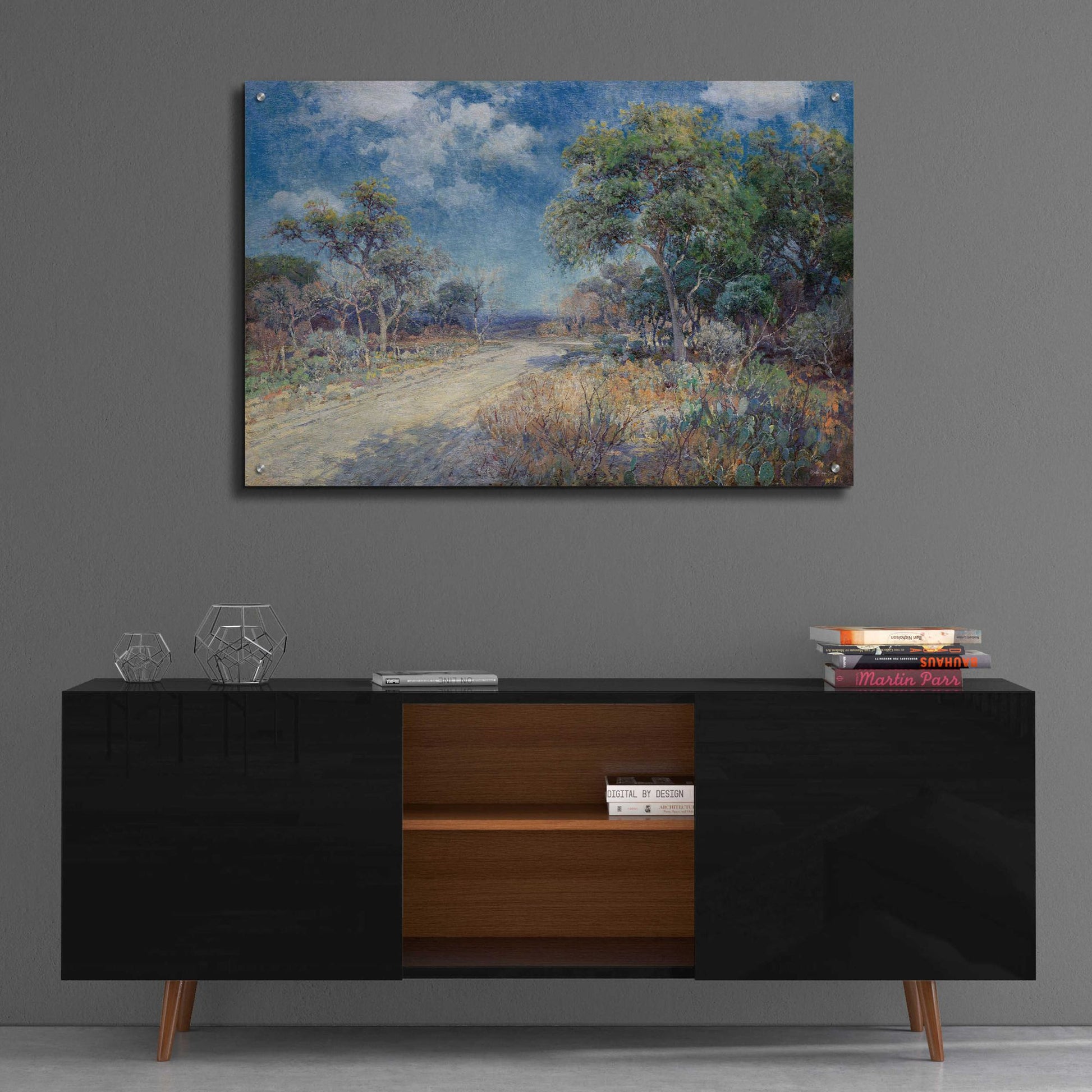 Epic Art 'Road To The Hills' by Stellar Design Studio, Acrylic Glass Wall Art,36x24