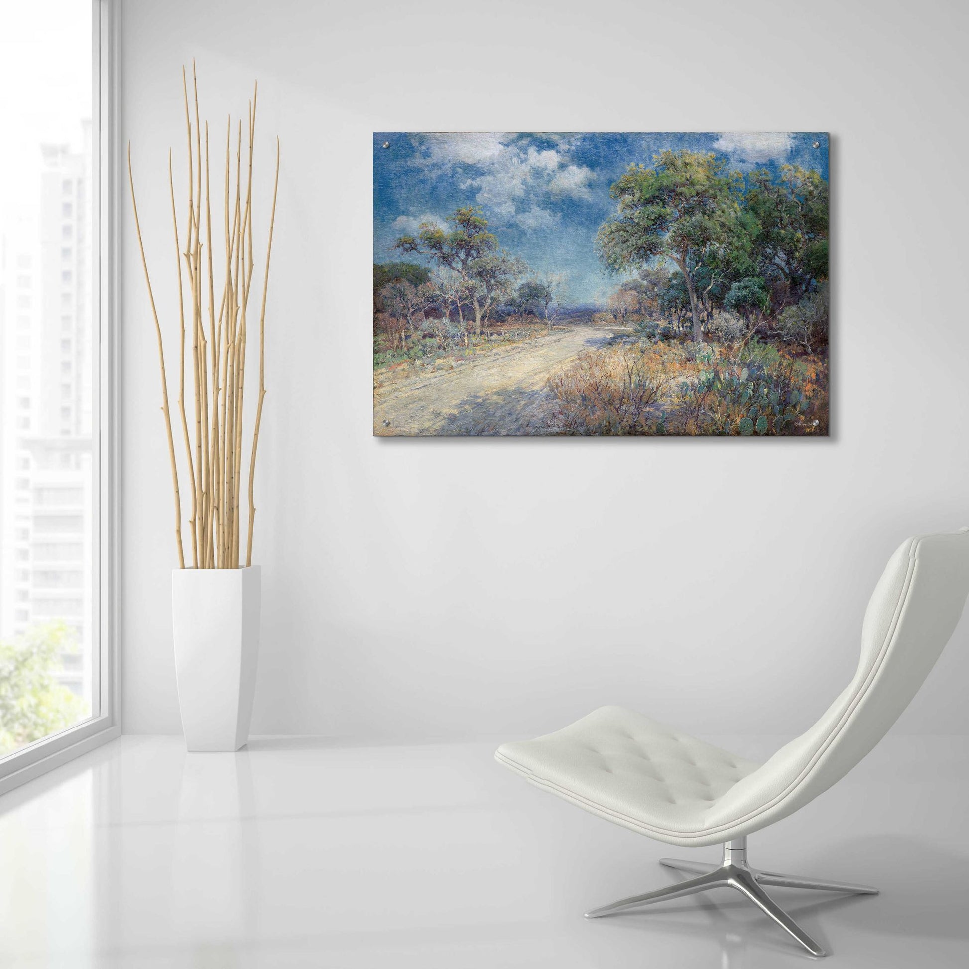 Epic Art 'Road To The Hills' by Stellar Design Studio, Acrylic Glass Wall Art,36x24