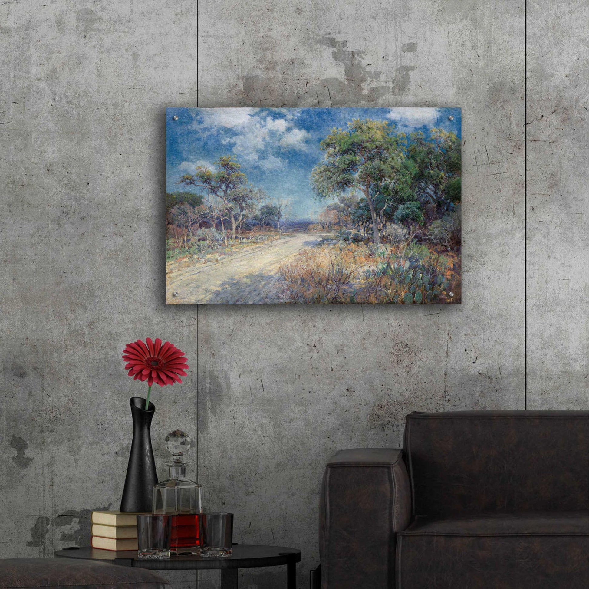 Epic Art 'Road To The Hills' by Stellar Design Studio, Acrylic Glass Wall Art,36x24