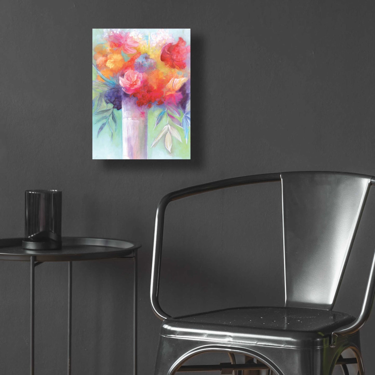 Epic Art 'Bright And Cheery Flowers' by Dogwood Portfolio, Acrylic Glass Wall Art,12x16