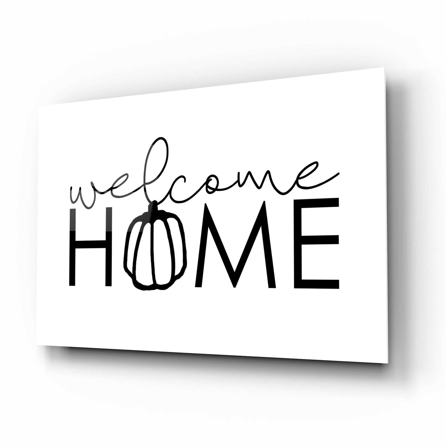 Epic Art 'Welcome Home' by Dogwood Portfolio, Acrylic Glass Wall Art,16x12