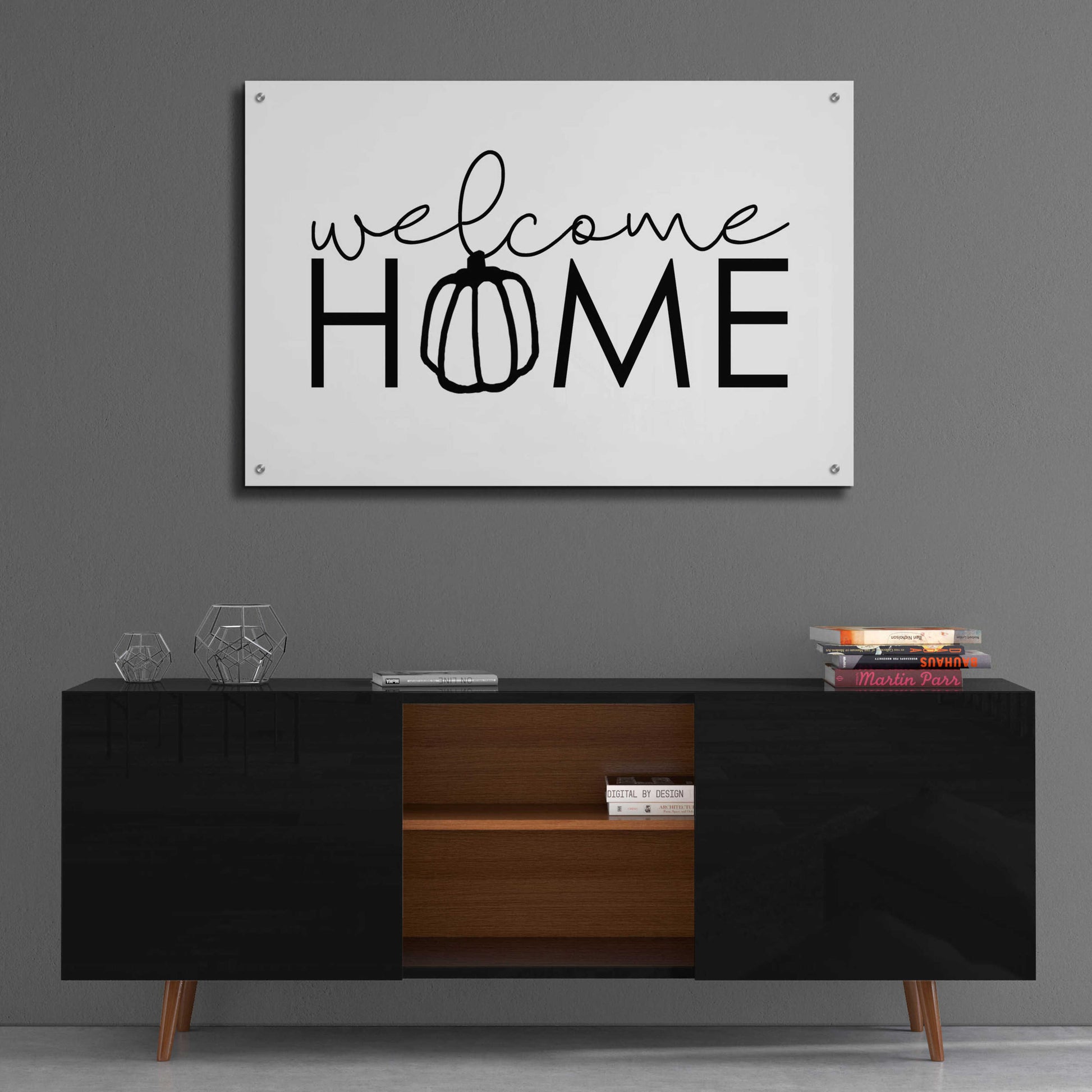 Epic Art 'Welcome Home' by Dogwood Portfolio, Acrylic Glass Wall Art,36x24