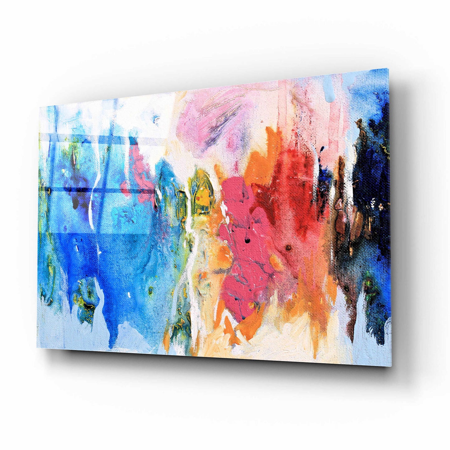 Epic Art 'Abstract Composition 14' by Christov Art, Acrylic Glass Wall Art,16x12