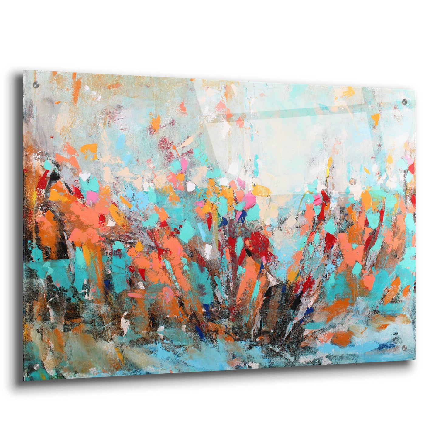 Epic Art 'Abstract Garden' by Christov Art, Acrylic Glass Wall Art,36x24