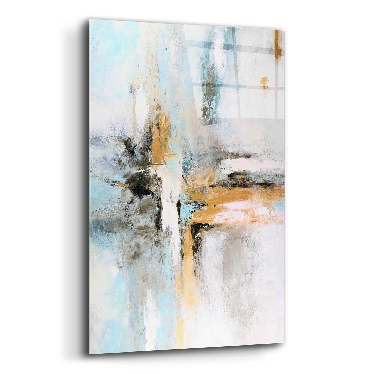 Epic Art 'Abstract Sunrise' by Christov Art, Acrylic Glass Wall Art,12x16