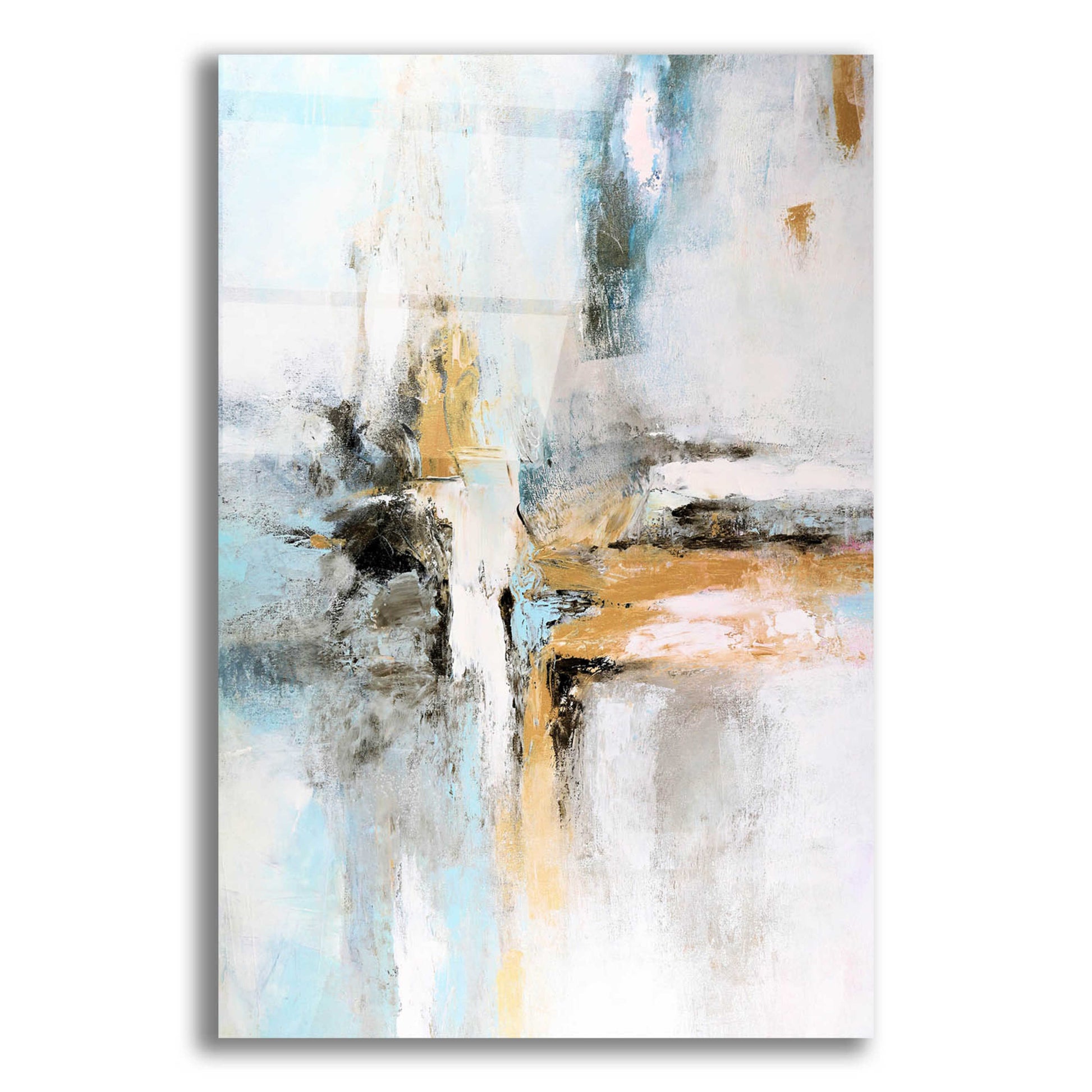 Epic Art 'Abstract Sunrise' by Christov Art, Acrylic Glass Wall Art,12x16