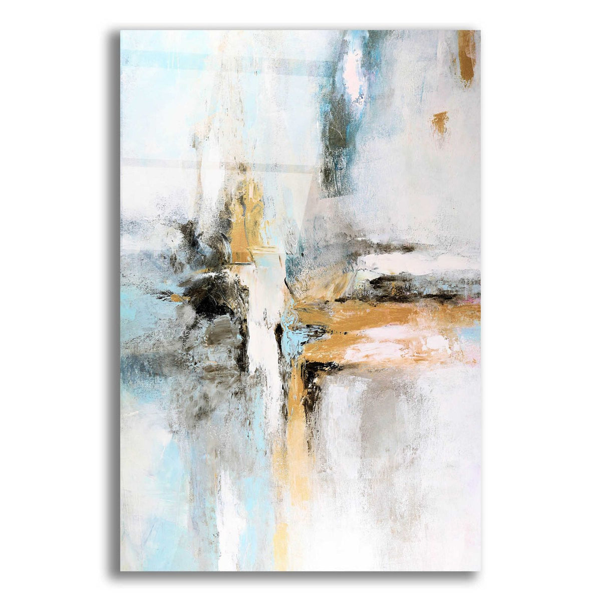 Abstract Sunrise by Christov Art acrylic glass wall art