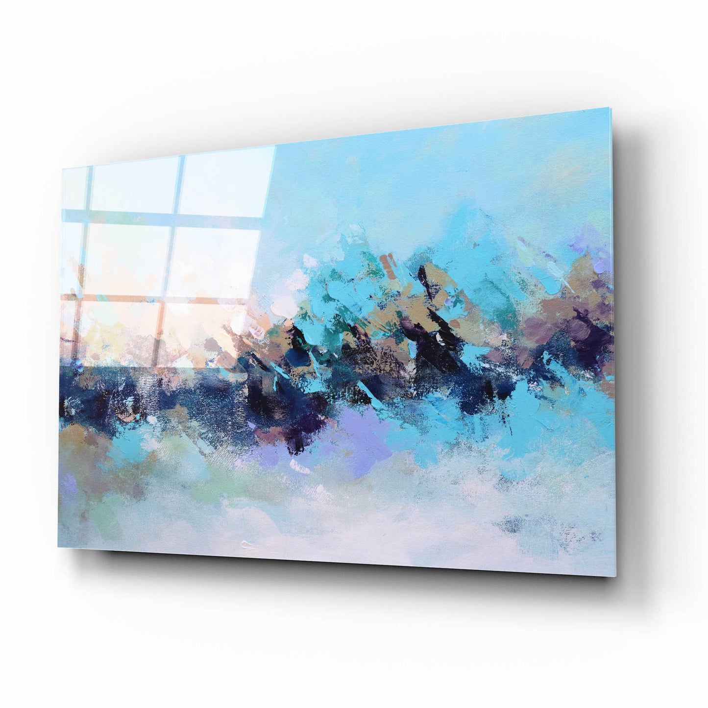 Epic Art 'Abstraction 17' by Christov Art, Acrylic Glass Wall Art,16x12