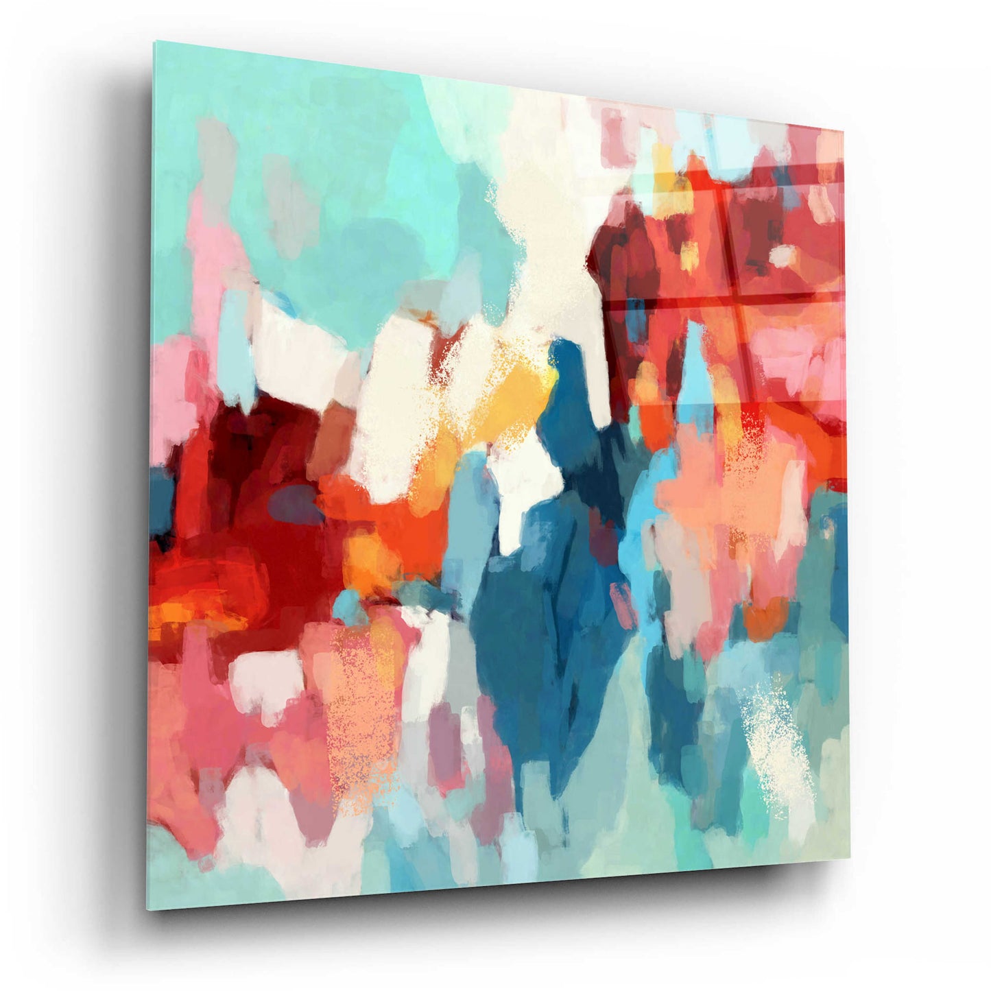 Epic Art 'Abstraction 2' by Christov Art, Acrylic Glass Wall Art,12x12