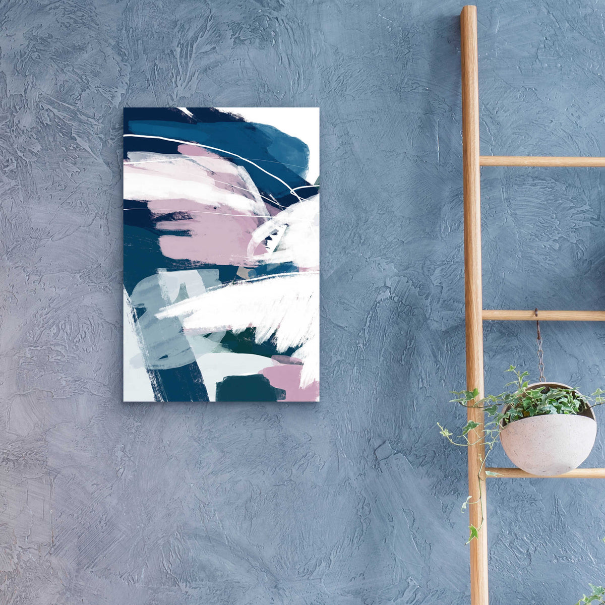 Abstraction 7 by Christov Art - 16x24 acrylic wall art in a room