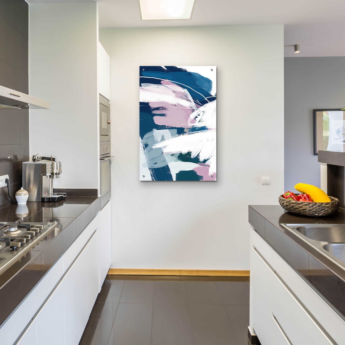 Abstraction 7 by Christov Art - 24x36 acrylic wall art in a room