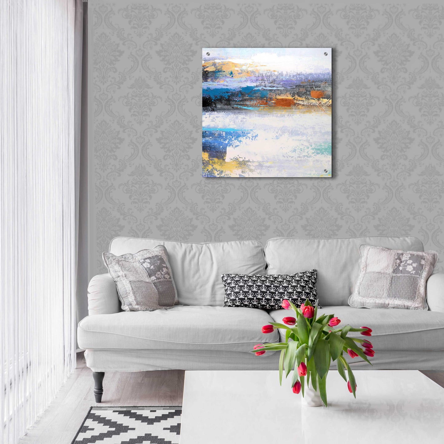 Epic Art 'Afternoon' by Christov Art, Acrylic Glass Wall Art,24x24