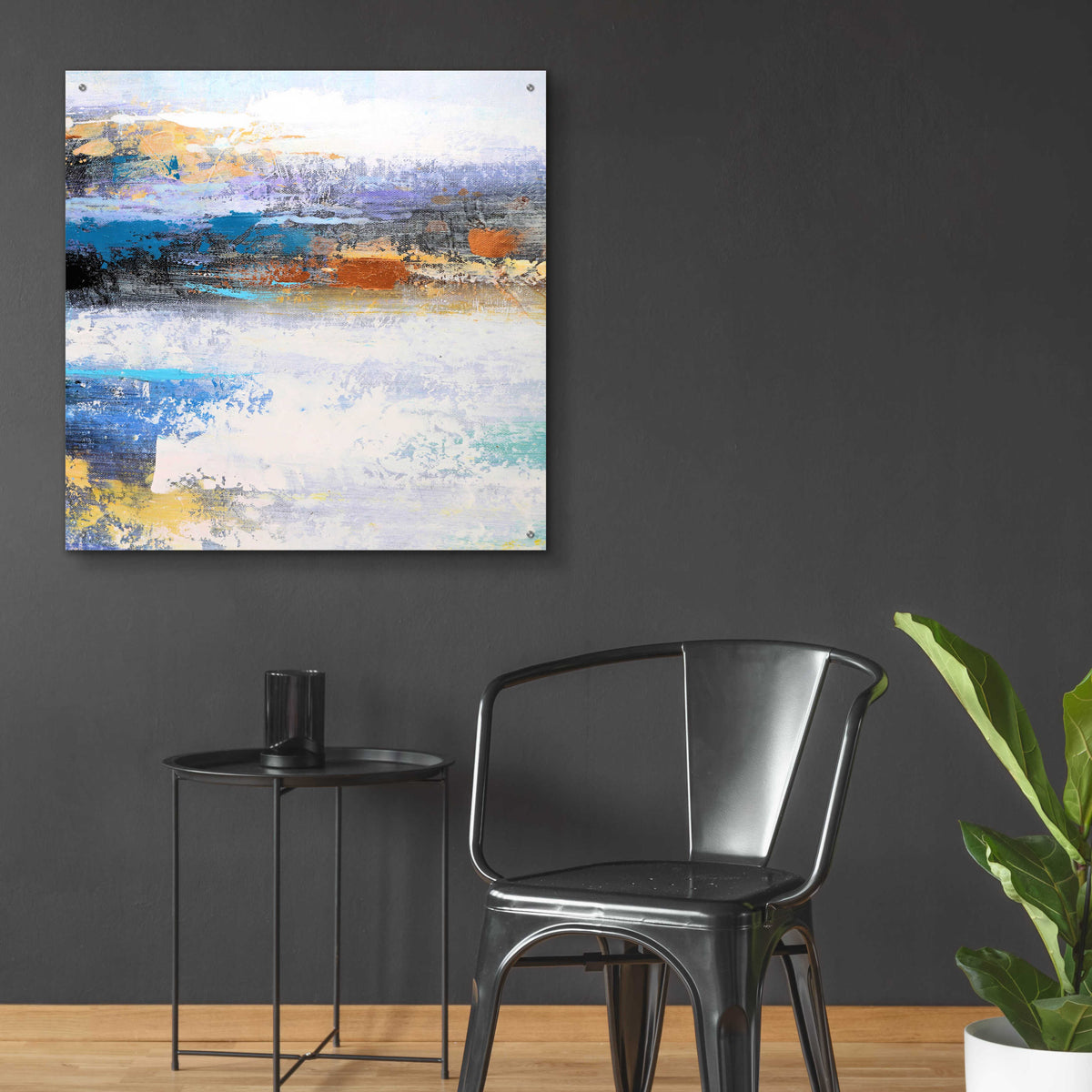 Afternoon by Christov Art - 36x36 acrylic wall art in a room
