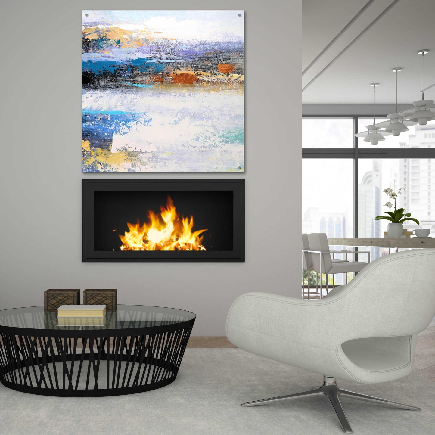 Epic Art 'Afternoon' by Christov Art, Acrylic Glass Wall Art,36x36