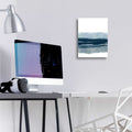 Coastal Abstract 4 by Christov Art - 12x16 acrylic wall art in a room