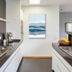 Coastal Abstract 6 by Christov Art - 24x36 acrylic wall art in a room
