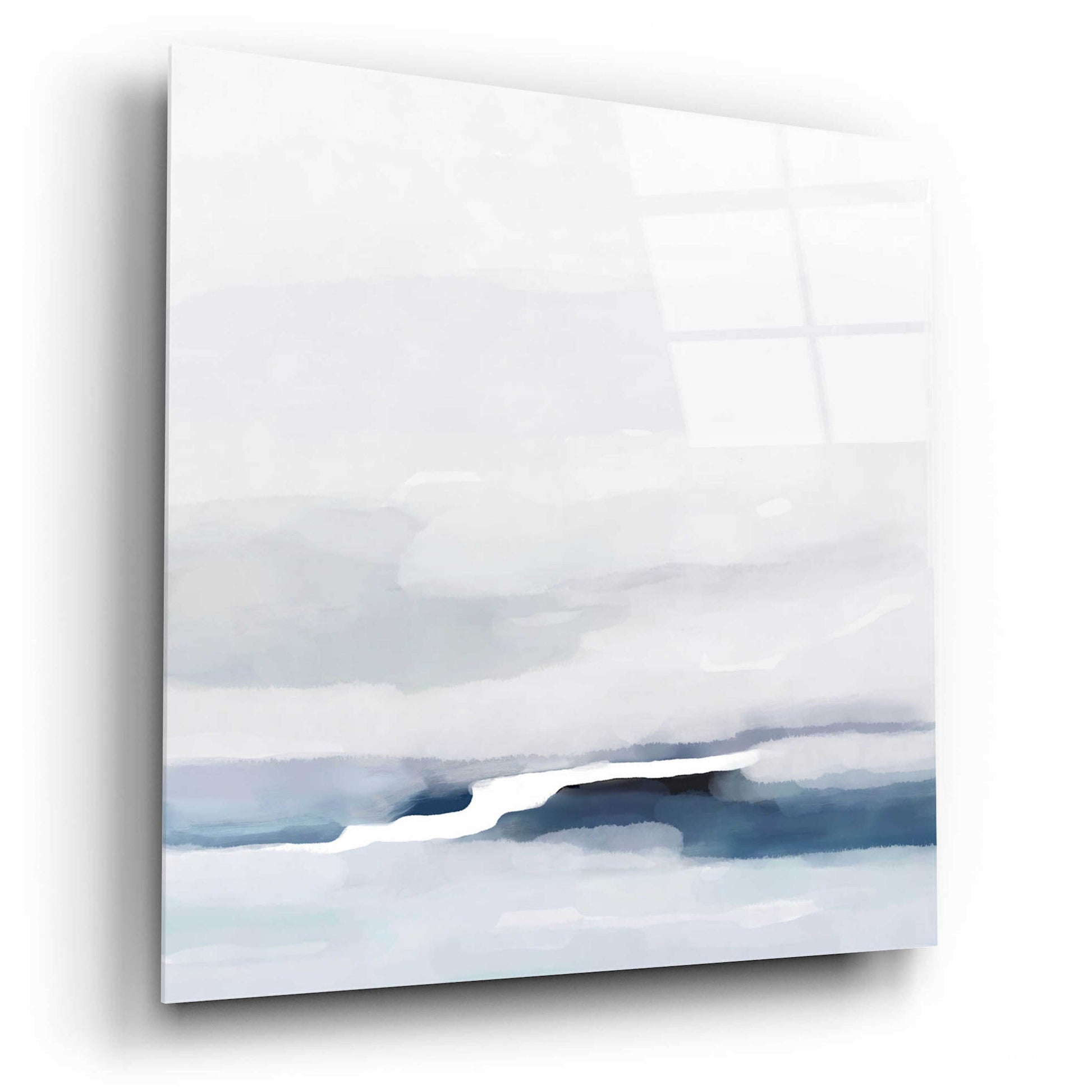 Epic Art 'Coastal Abstract' by Christov Art, Acrylic Glass Wall Art,12x12