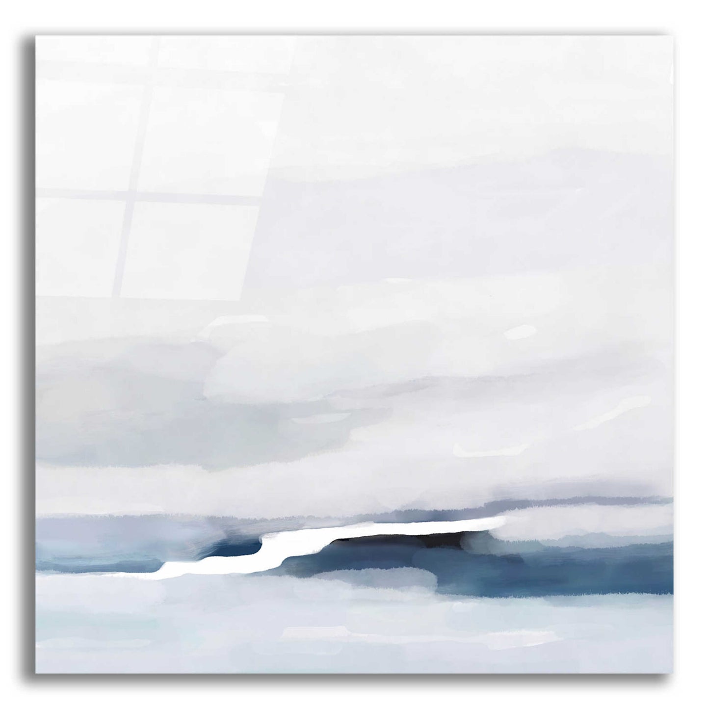 Epic Art 'Coastal Abstract' by Christov Art, Acrylic Glass Wall Art,12x12