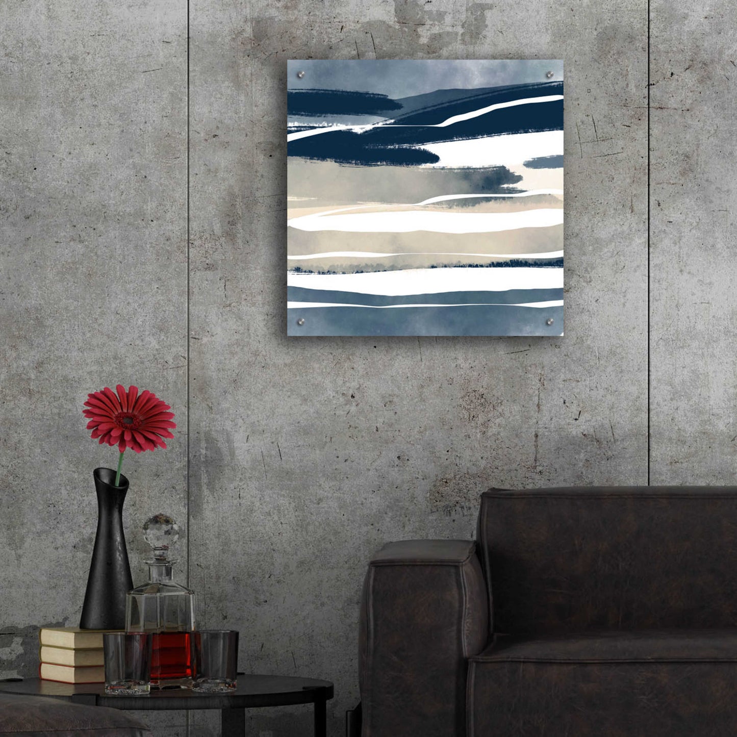 Epic Art 'Coastal Dream 1' by Christov Art, Acrylic Glass Wall Art,24x24