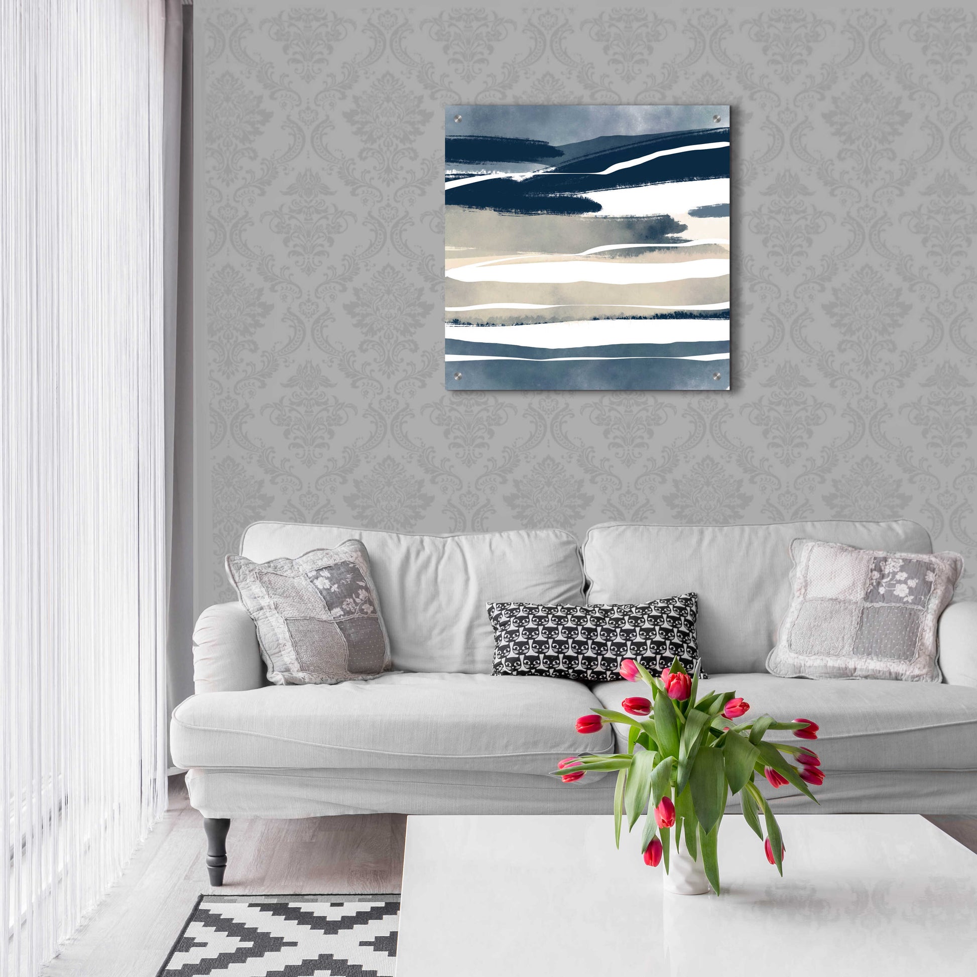 Epic Art 'Coastal Dream 1' by Christov Art, Acrylic Glass Wall Art,24x24