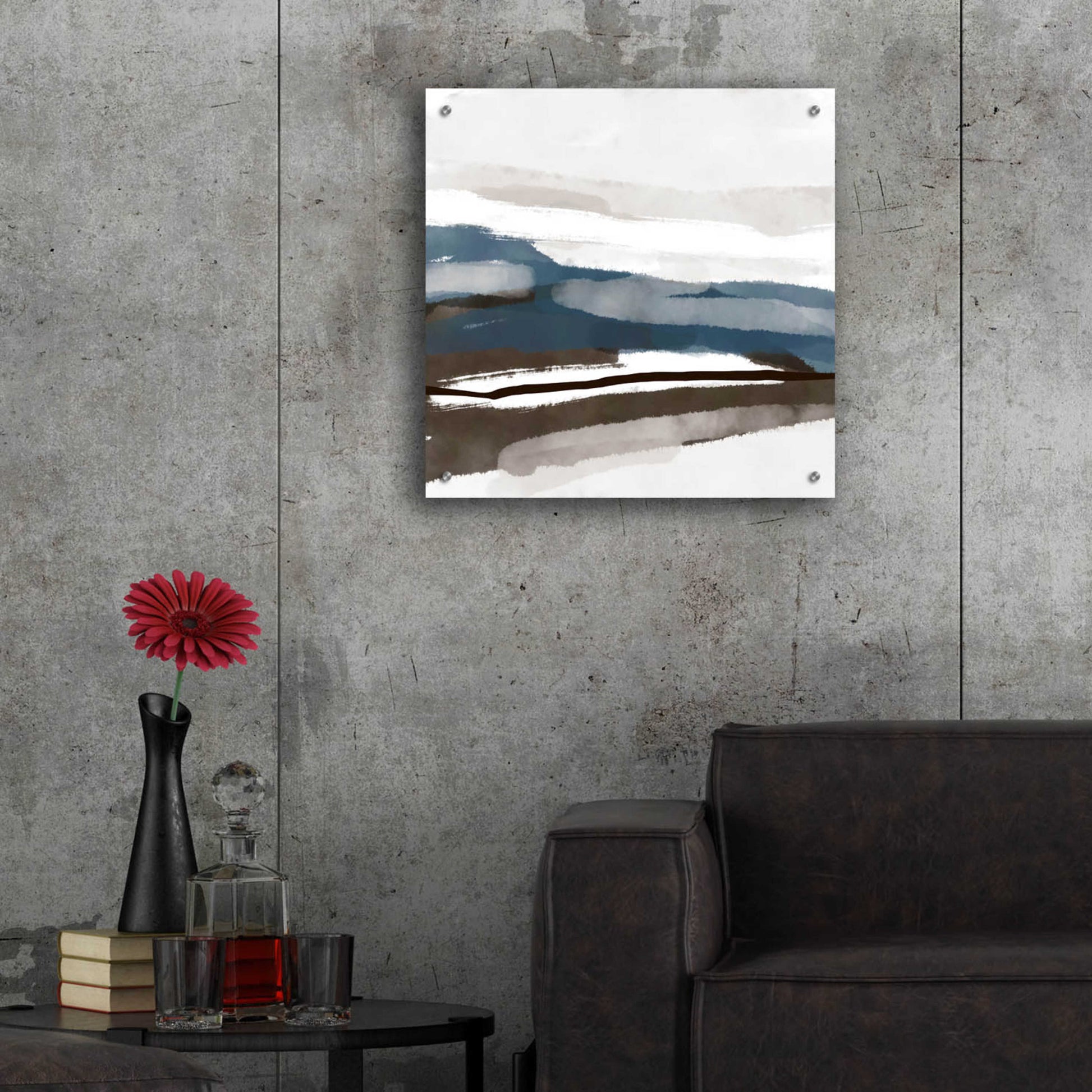 Epic Art 'Coastal Dream 3' by Christov Art, Acrylic Glass Wall Art,24x24