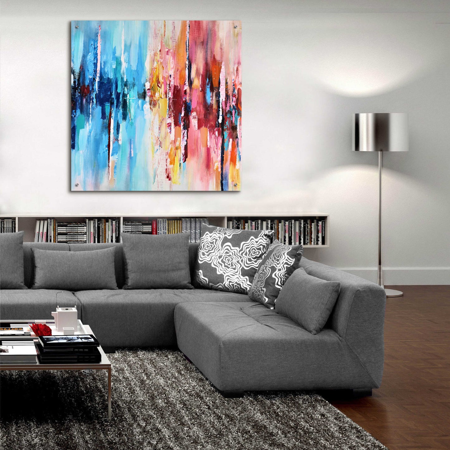 Epic Art 'Contrast' by Christov Art, Acrylic Glass Wall Art,36x36