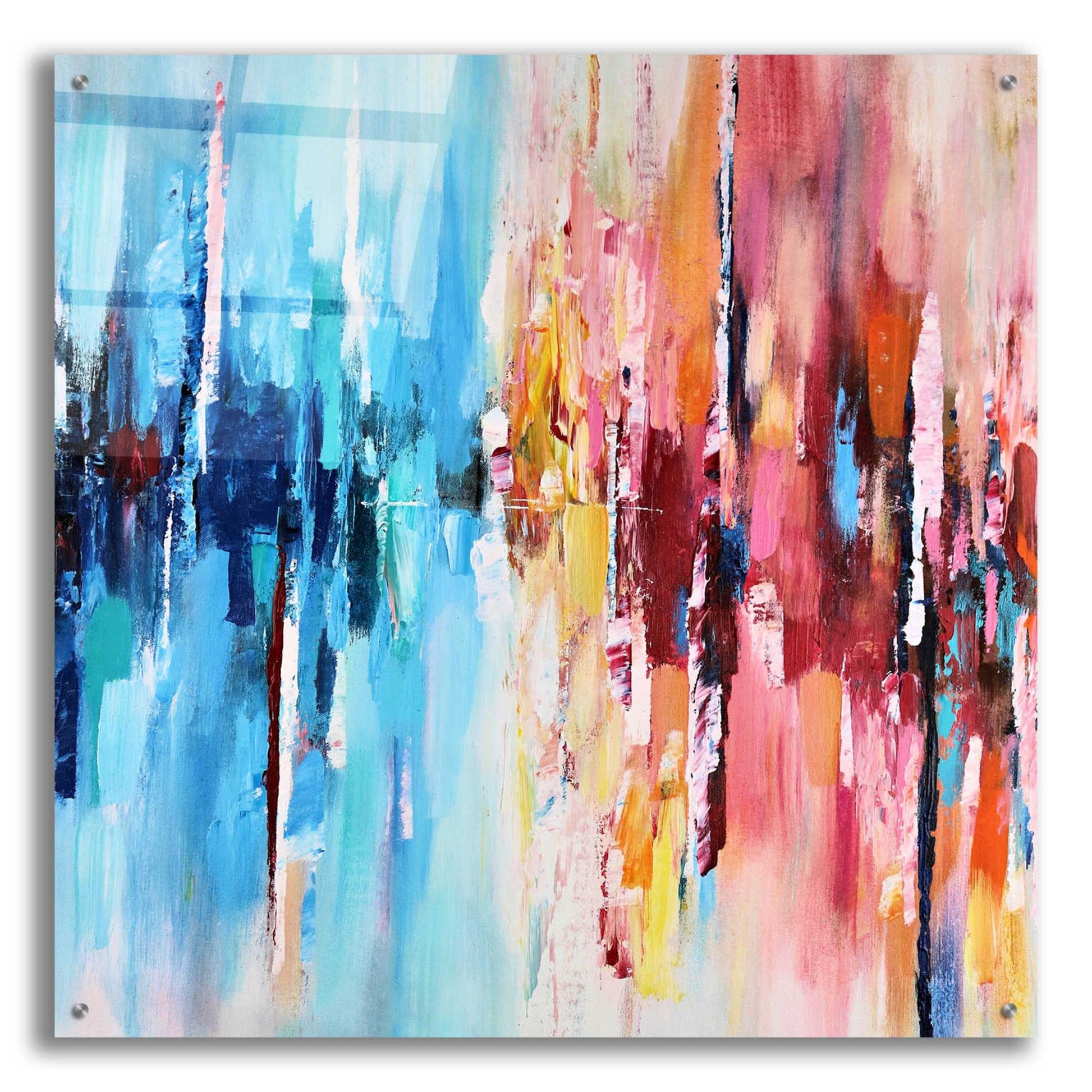 Epic Art 'Contrast' by Christov Art, Acrylic Glass Wall Art,36x36