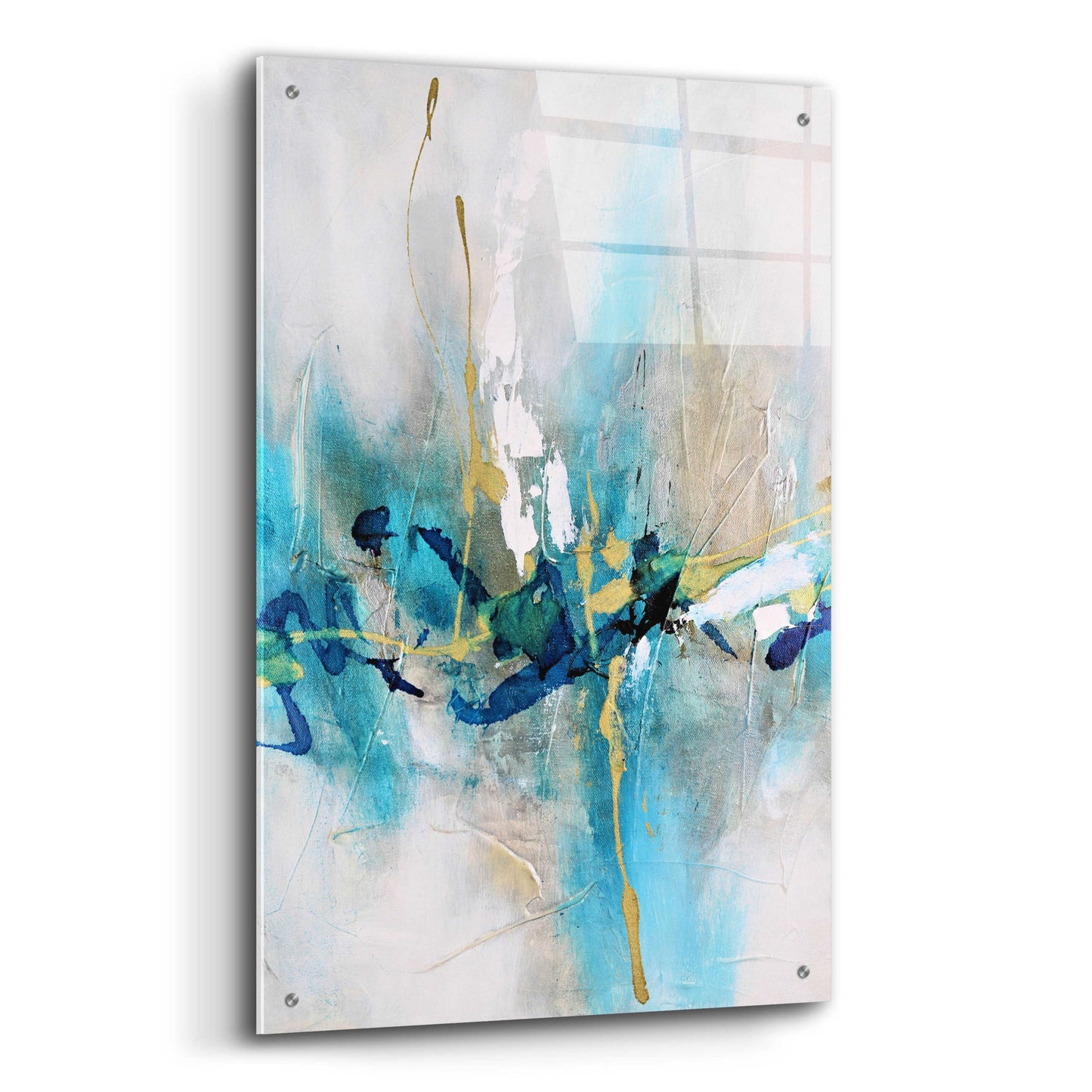 Epic Art 'Expression 1' by Christov Art, Acrylic Glass Wall Art,24x36