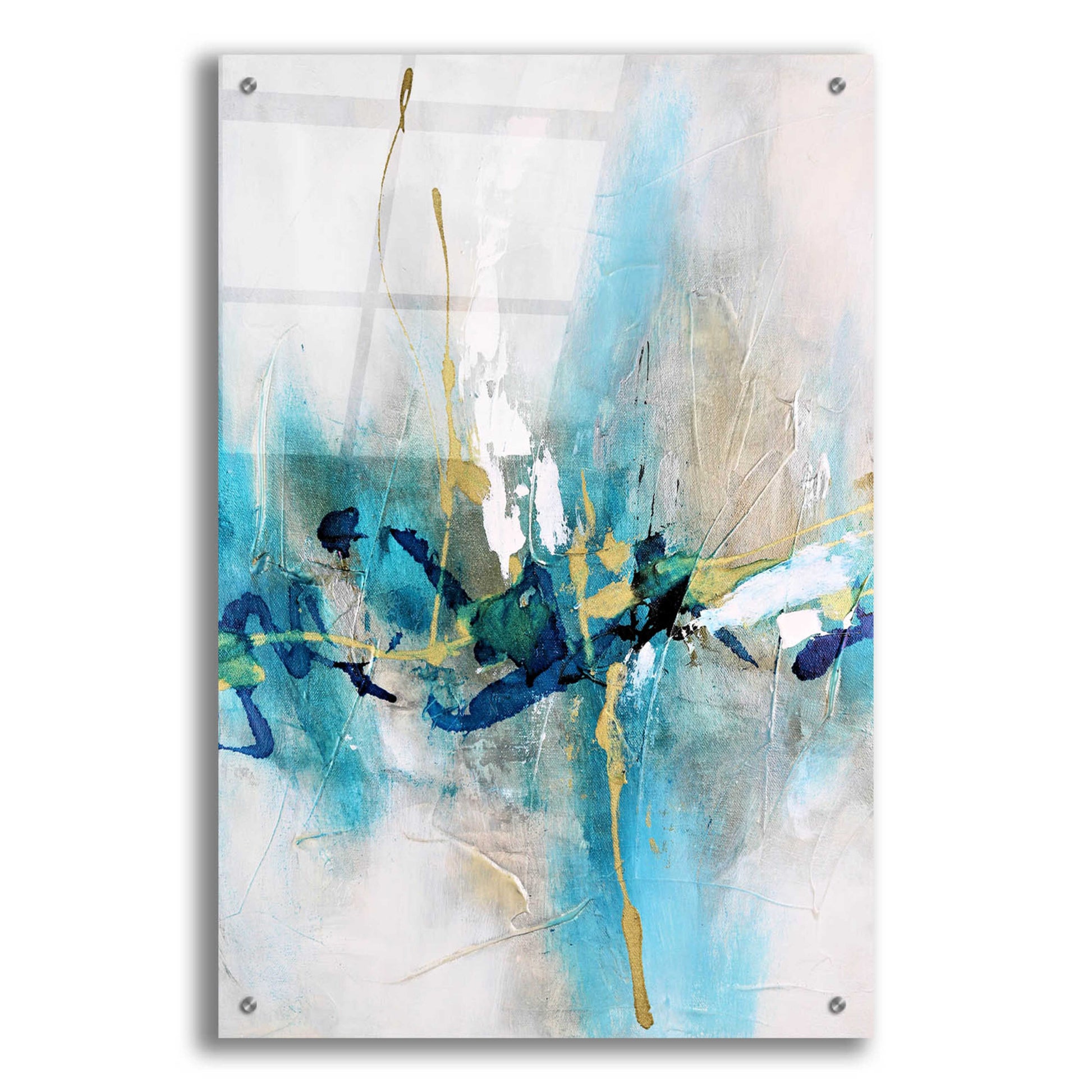 Epic Art 'Expression 1' by Christov Art, Acrylic Glass Wall Art,24x36