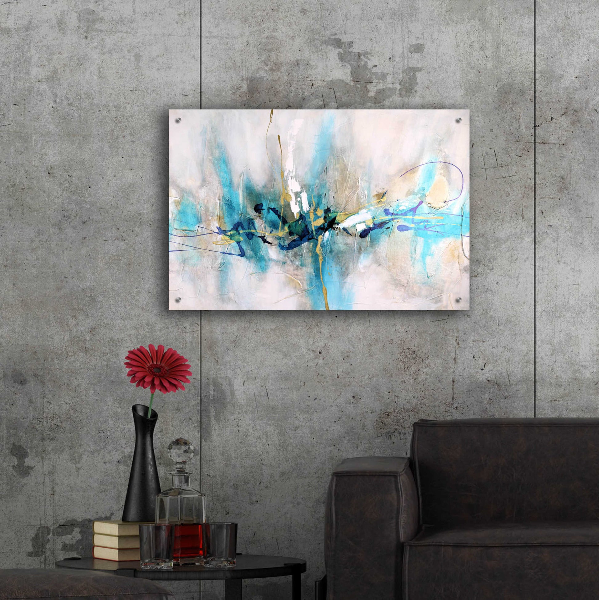 Epic Art 'Expression' by Christov Art, Acrylic Glass Wall Art,36x24