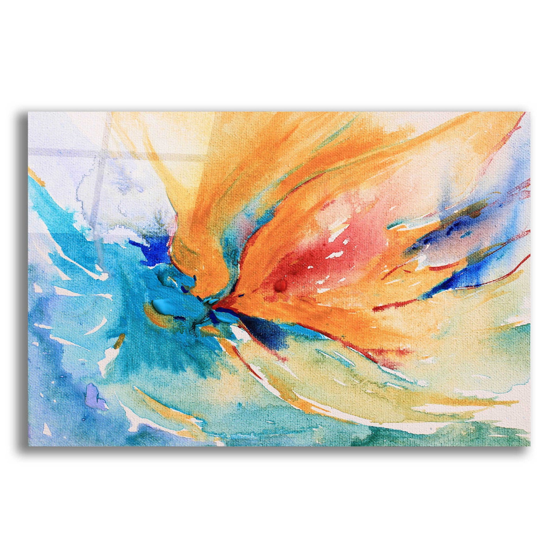 Epic Art 'Happiness' by Christov Art, Acrylic Glass Wall Art,24x16