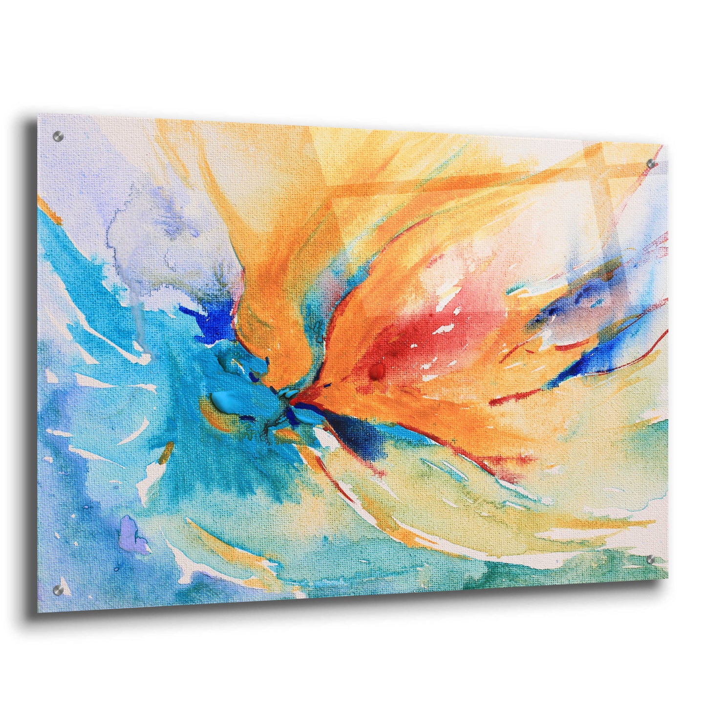 Epic Art 'Happiness' by Christov Art, Acrylic Glass Wall Art,36x24