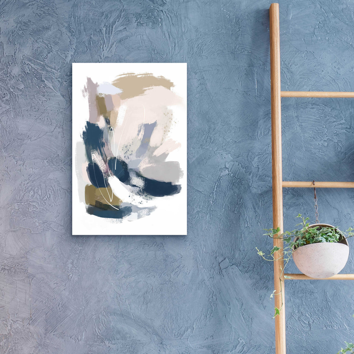 Intuitive 2 by Christov Art - 16x24 acrylic wall art in a room