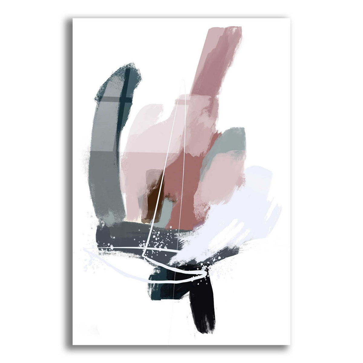 Intuitive 5 by Christov Art acrylic glass wall art