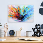 Positive Vibes by Christov Art - 16x12 acrylic wall art in a room