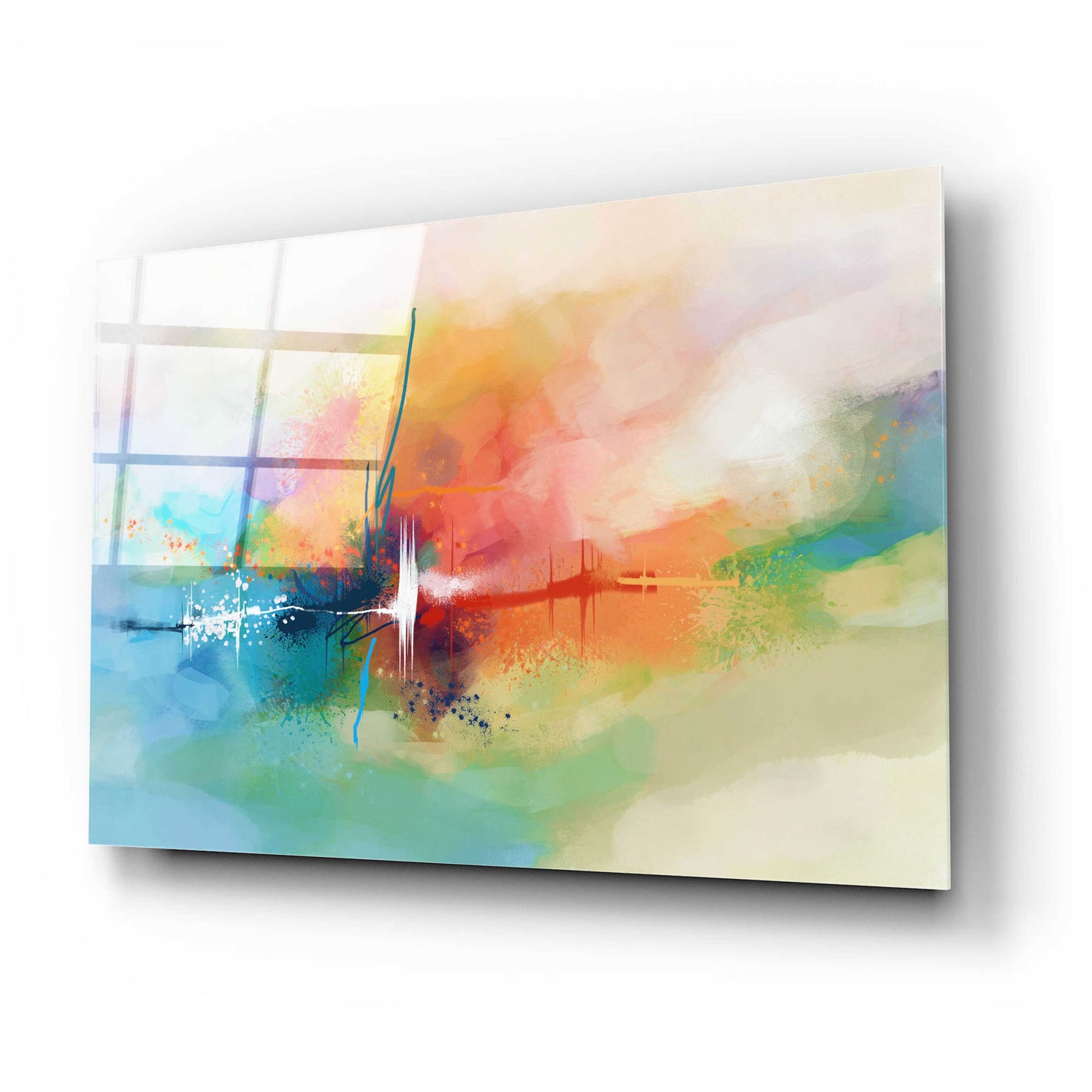 Epic Art 'Summer Vibes 5' by Christov Art, Acrylic Glass Wall Art,24x16