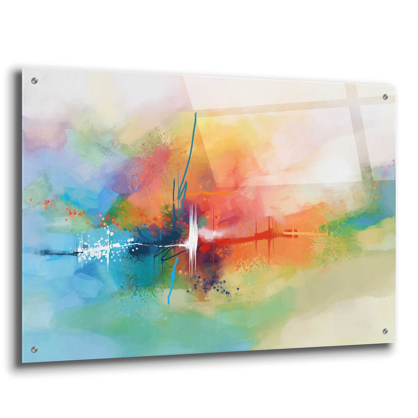 Epic Art 'Summer Vibes 5' by Christov Art, Acrylic Glass Wall Art,36x24