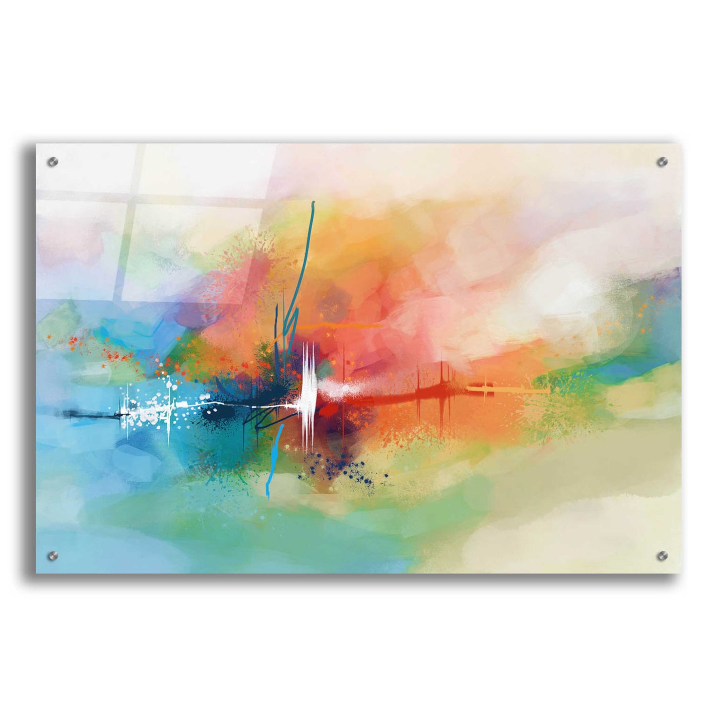 Epic Art 'Summer Vibes 5' by Christov Art, Acrylic Glass Wall Art,36x24