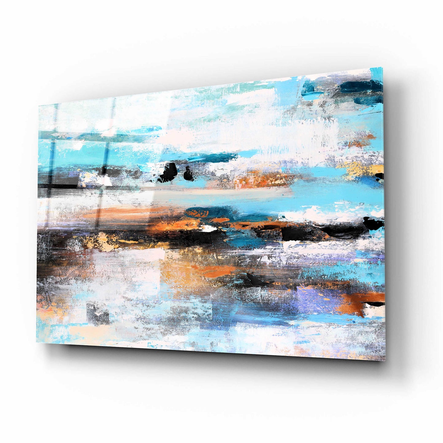 Epic Art 'Warm Sunset 2' by Christov Art, Acrylic Glass Wall Art,16x12