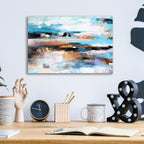 Warm Sunset 2 by Christov Art - 16x12 acrylic wall art in a room