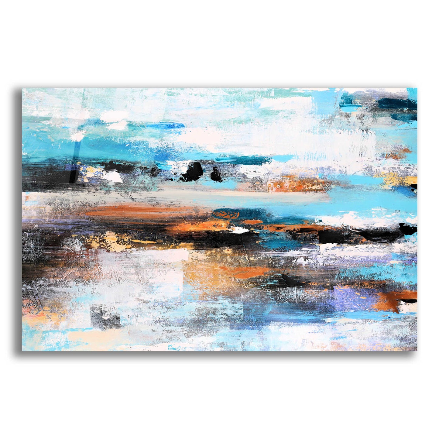 Epic Art 'Warm Sunset 2' by Christov Art, Acrylic Glass Wall Art,16x12