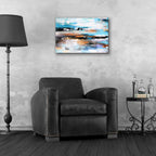 Warm Sunset 2 by Christov Art - 24x16 acrylic wall art in a room