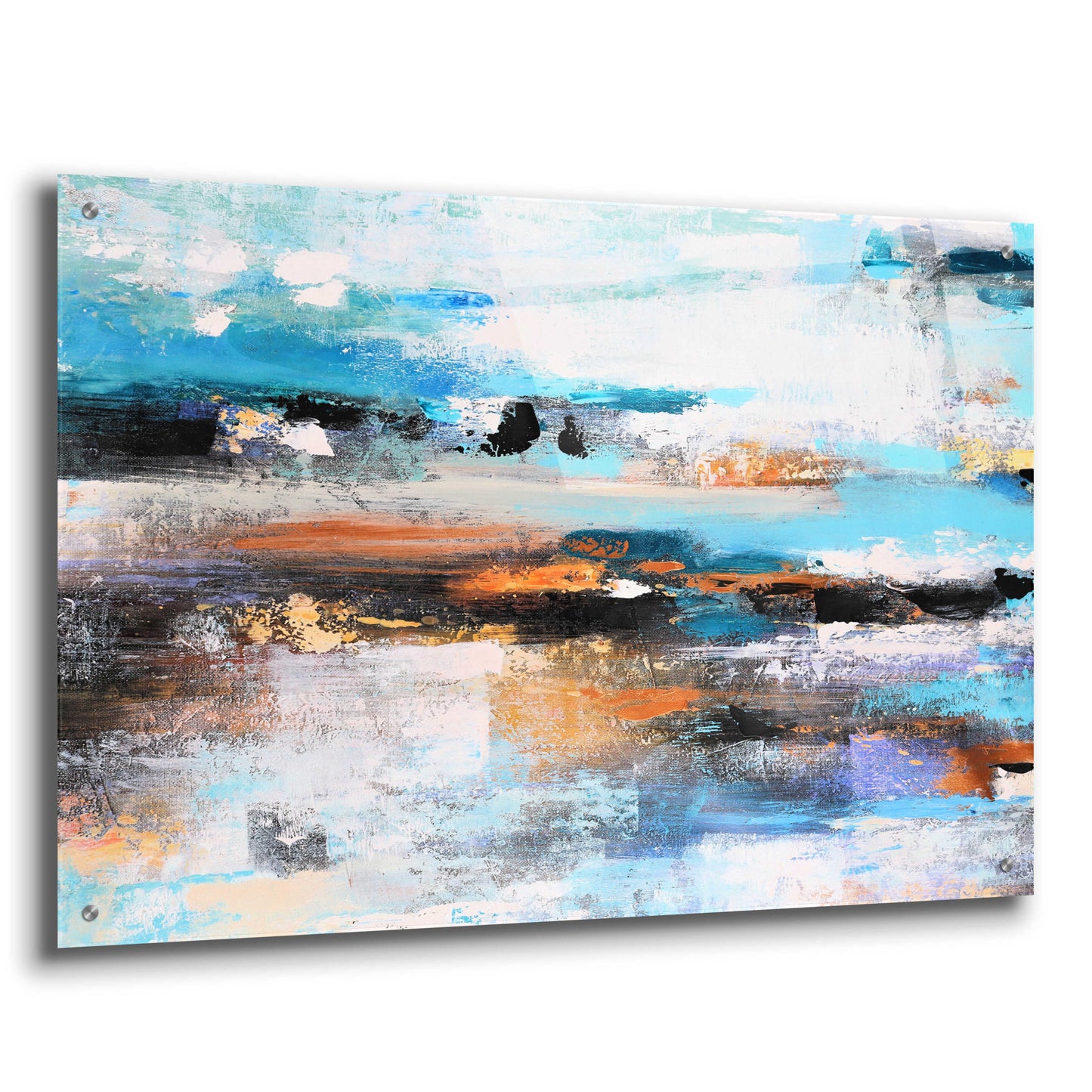 Epic Art 'Warm Sunset 2' by Christov Art, Acrylic Glass Wall Art,36x24