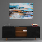 Warm Sunset 2 by Christov Art - 36x24 acrylic wall art in a room