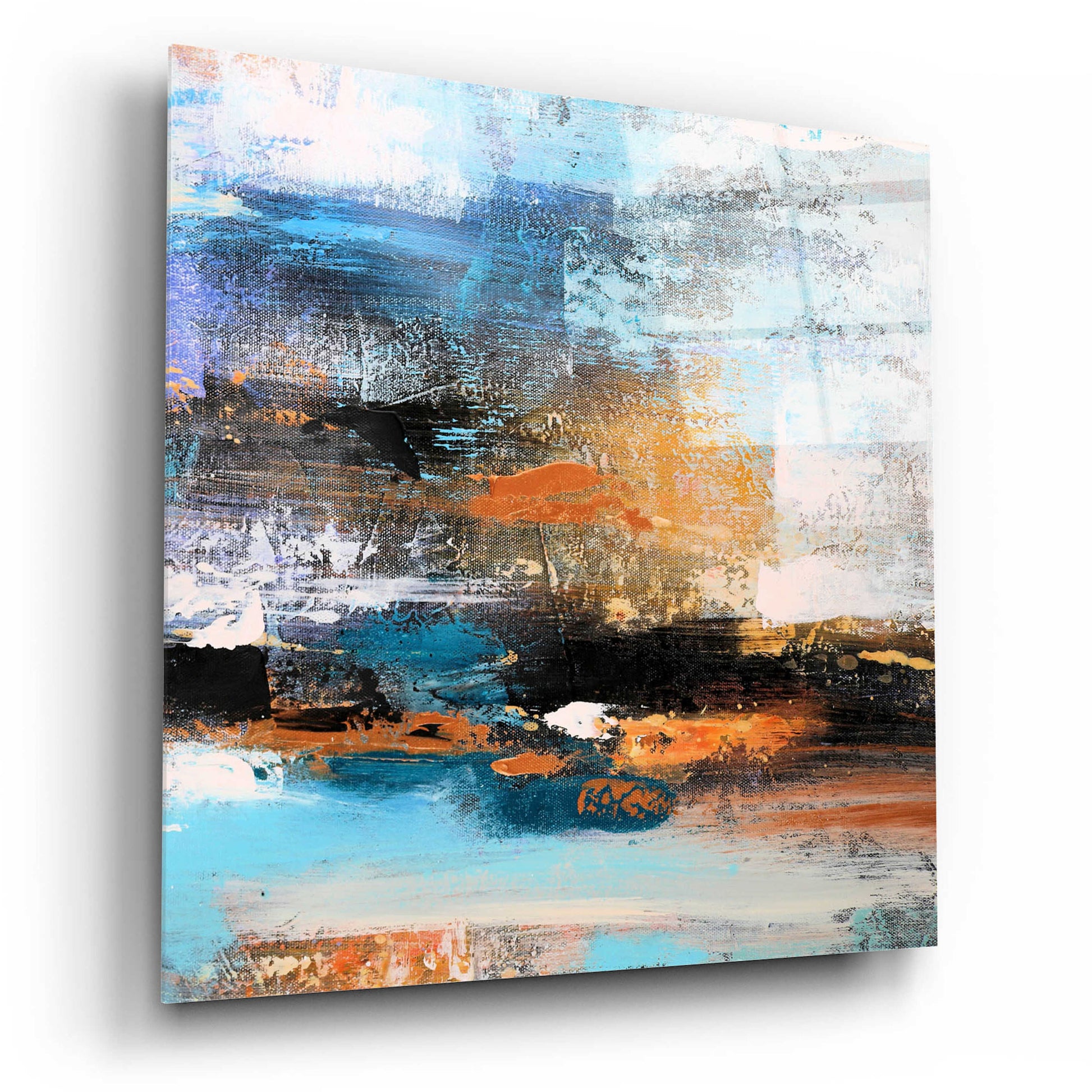 Epic Art 'Warm Sunset' by Christov Art, Acrylic Glass Wall Art,12x12