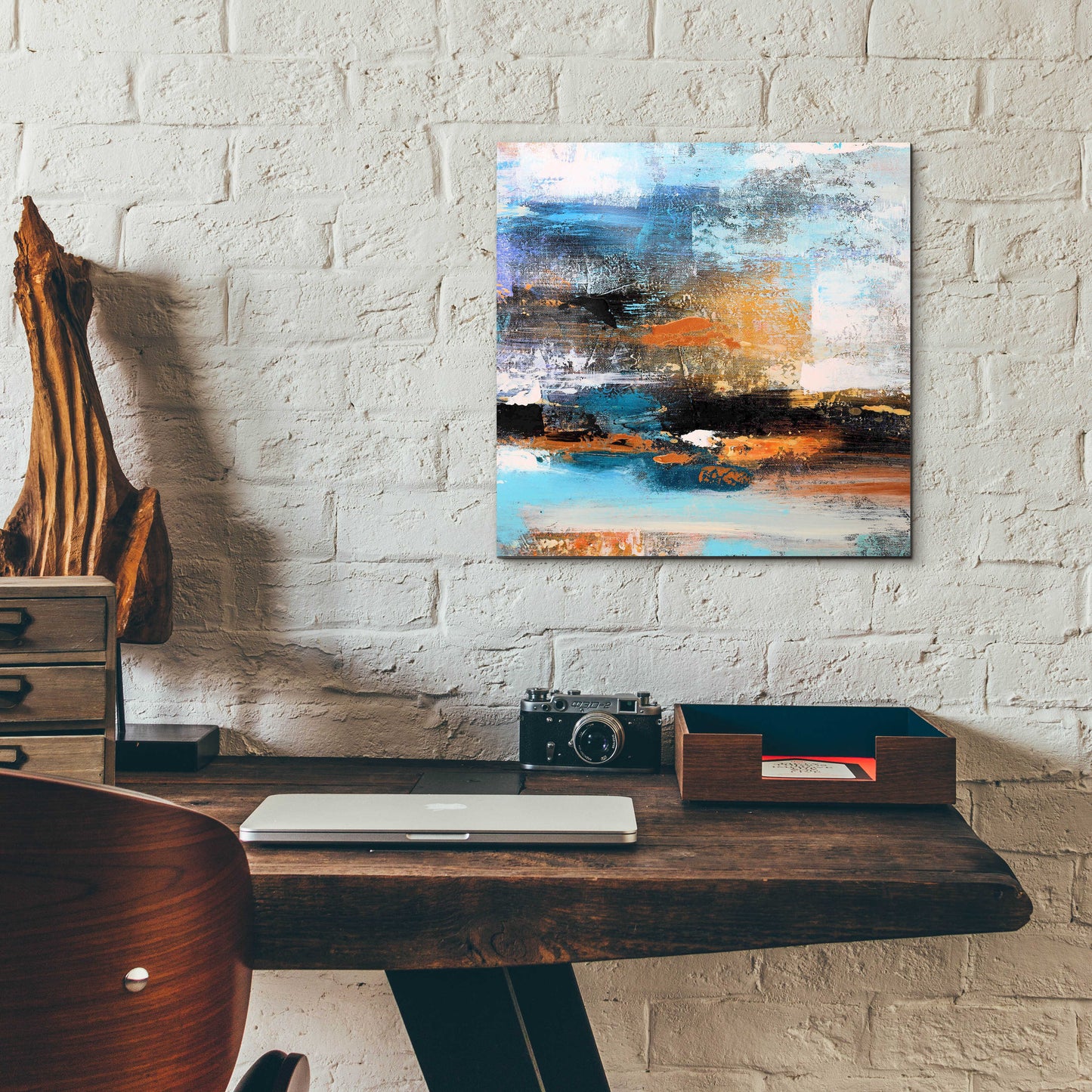 Epic Art 'Warm Sunset' by Christov Art, Acrylic Glass Wall Art,12x12