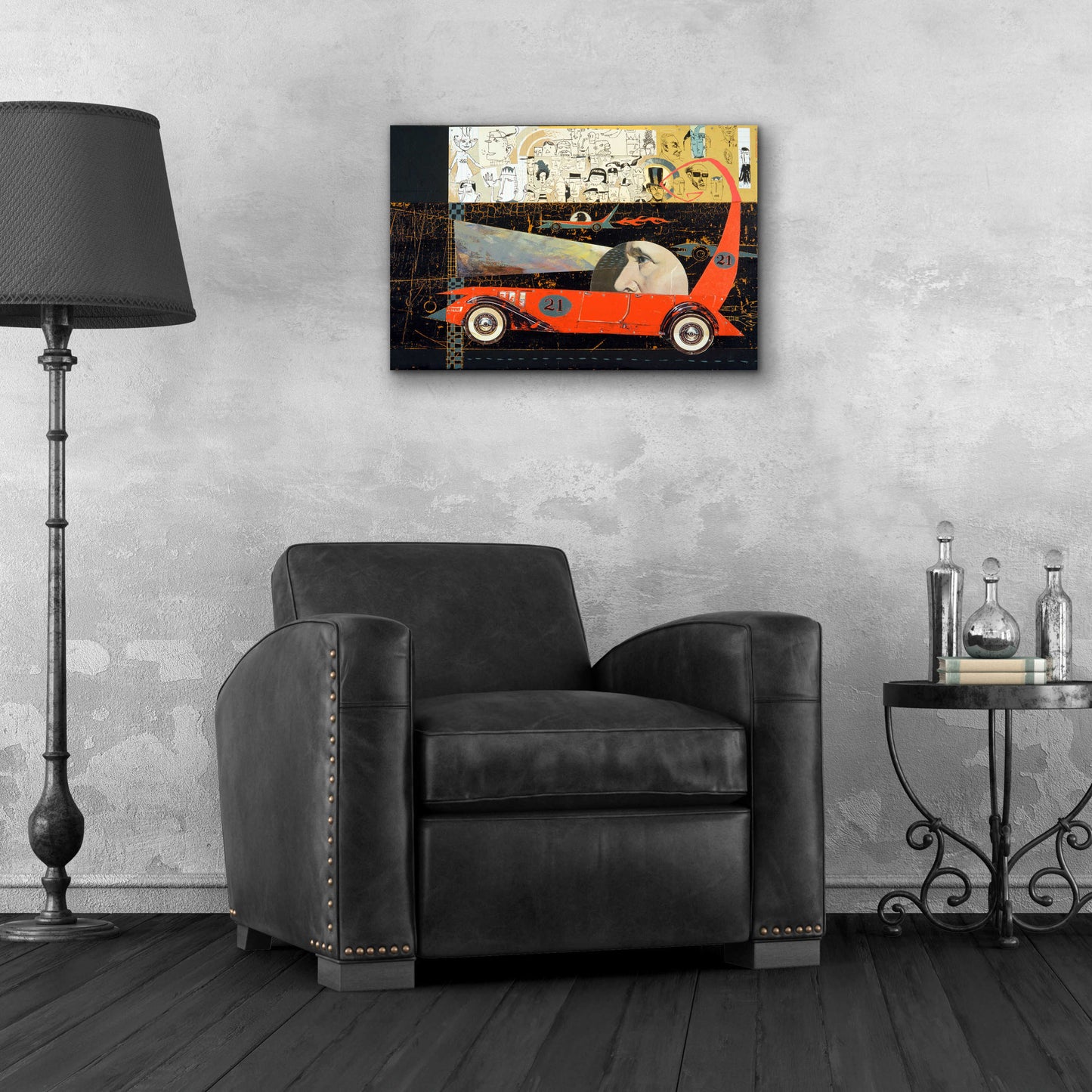 Epic Art 'Car 21' by Anthony Freda, Acrylic Glass Wall Art,24x16