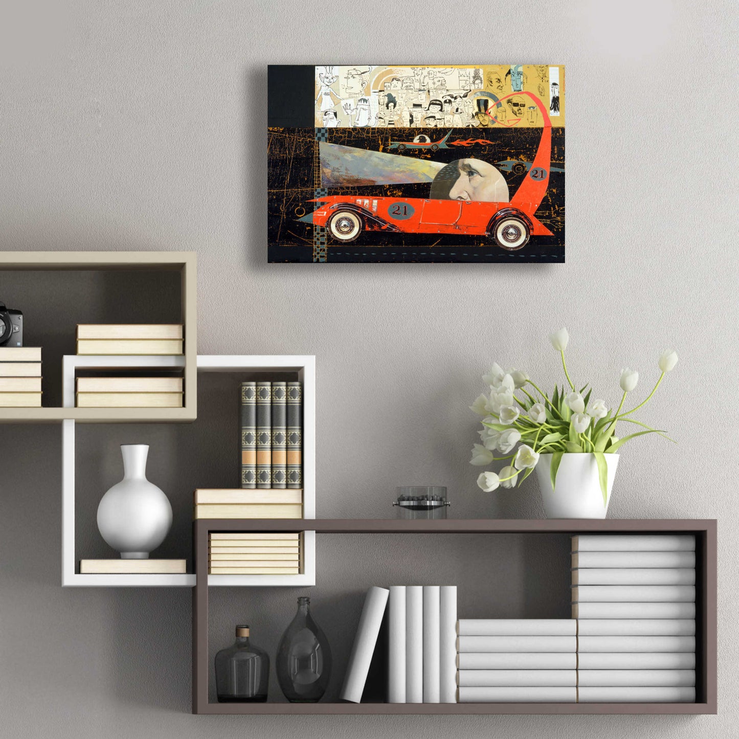 Epic Art 'Car 21' by Anthony Freda, Acrylic Glass Wall Art,24x16